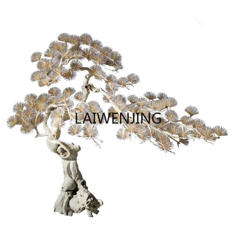 

MJY welcome pine cedar modeling tree indoor dry scene decoration dead wood fake tree floor ornament