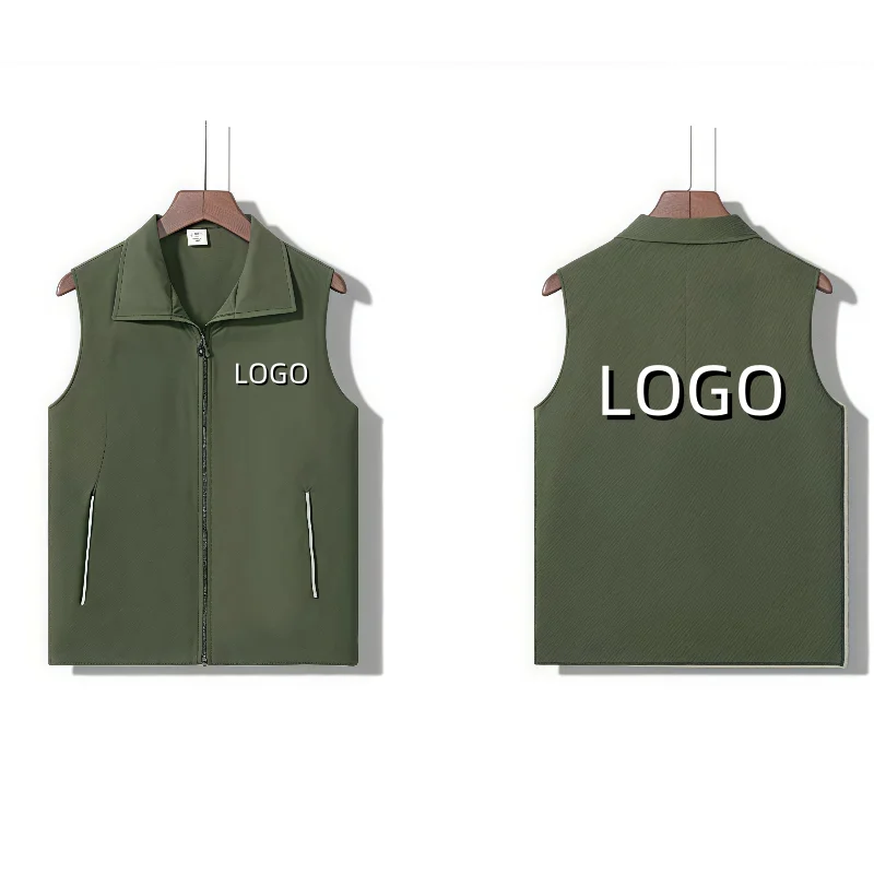 10 ألوان مقاوم للماء أكسفورد النسيج طبقة واحدة سترة التلبيب بلون العمل موحدة فريق موحدة المتطوعين الخيرية سترة مخصصة