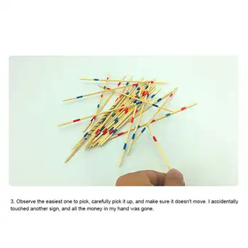 一套傳統米卡多遊戲挑棍遊戲,附盒子,多人遊戲,嬰兒益智木製棋盤遊戲,附木盒 8 最佳銷售 禦天皇 - №1