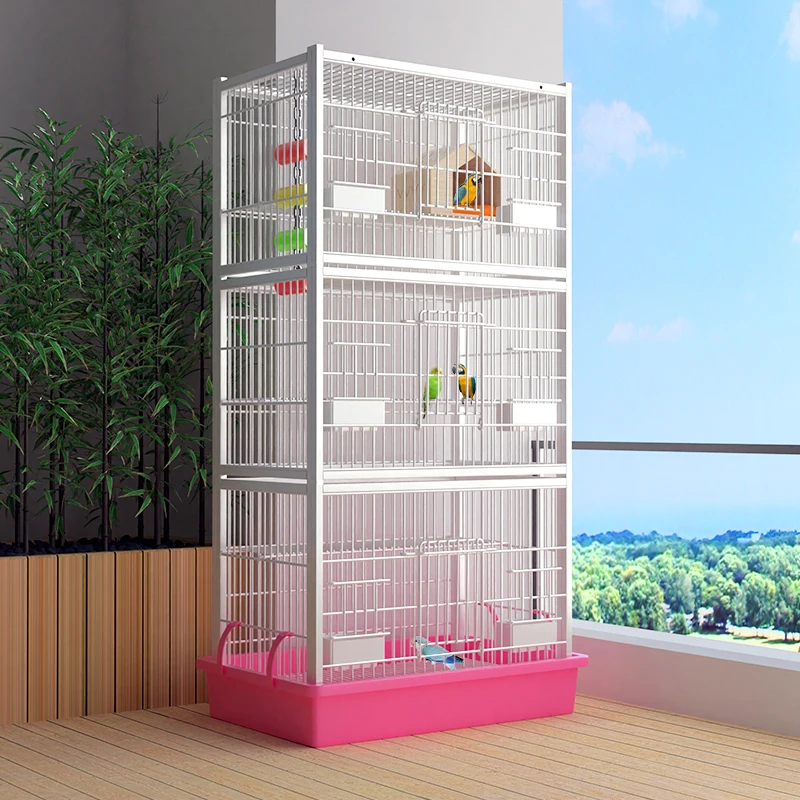 

Budgie Outdoor Bird Cages Breeding Large Pigeon Parrot Stand Bird Cages Canary Quail Cage Pour Oiseaux Pet Products YY50BC