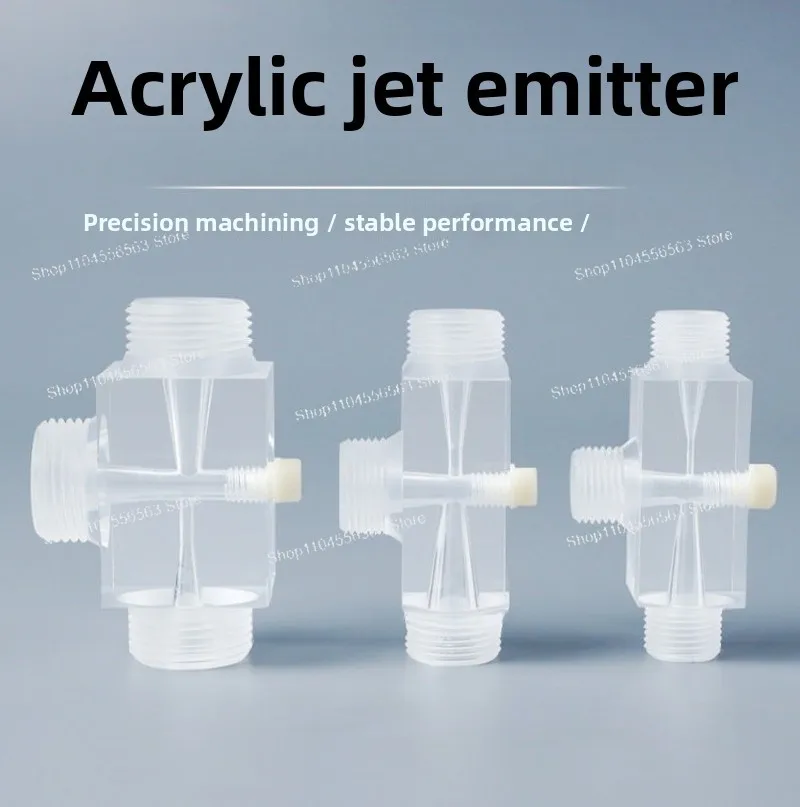 Clear Acrylic Ejector, Venturi Jet Ejector for Gas‑Liquid Dosing Mixing DN15/20/25