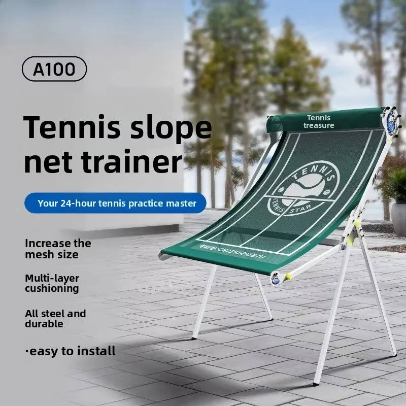 Automatic rebound tennis trainer tennis, suitable for single practice sparring, foldable