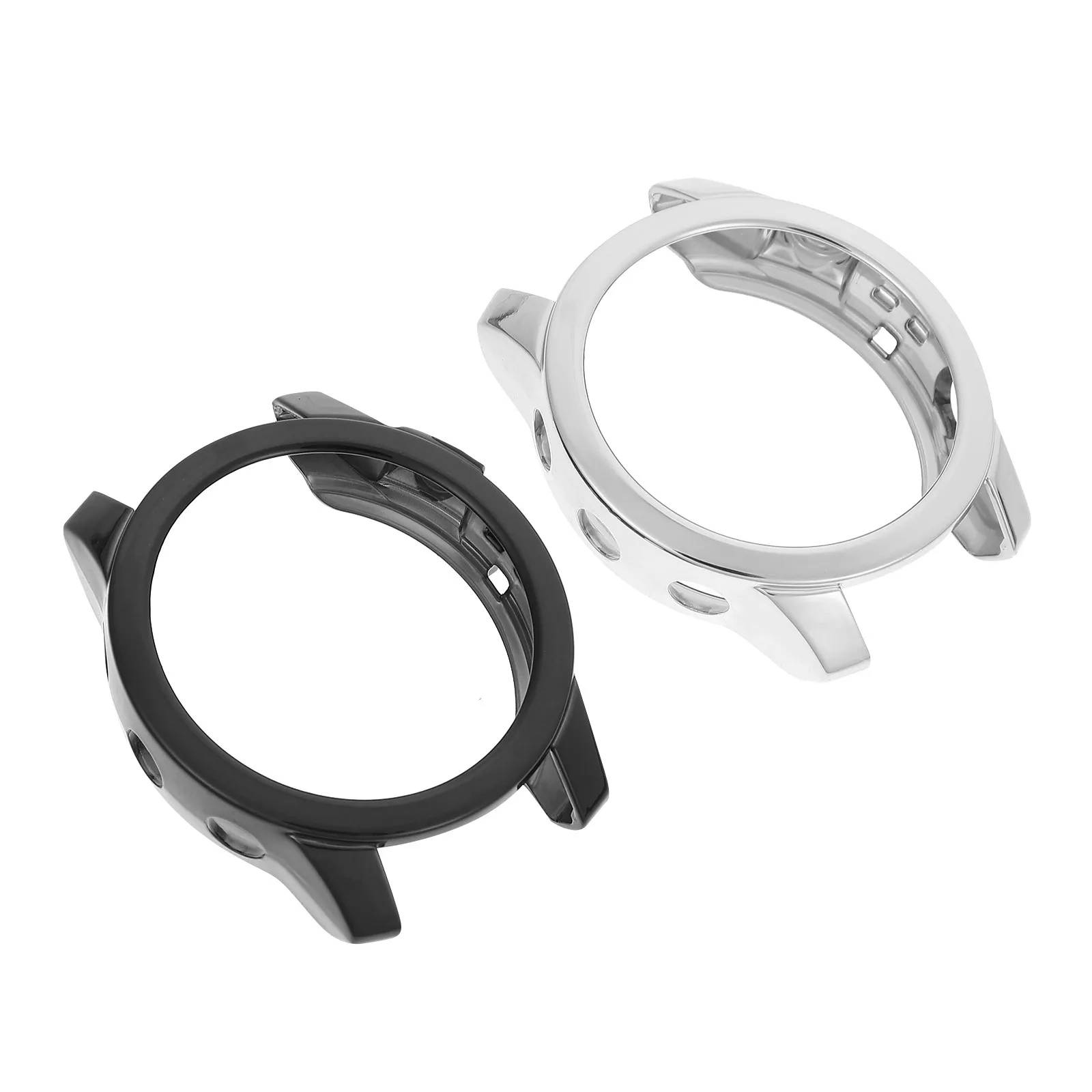 

2Pcs Tpu Smartwatch Protector Full-Cover Curved Edge Anti-Scratch Drop Resistance Watch Protection Cover Stylish Modern Design