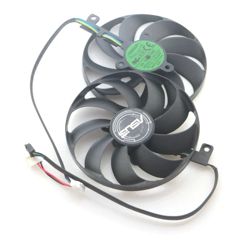 Т 129215 SU DC12V 0,50AMP 88 мм 4-контактный охлаждающий вентилятор для видеокарты для ASUS RTX2070S 8G RTX2080S-O8G-EVO Вентилятор охлаждения видеокарты