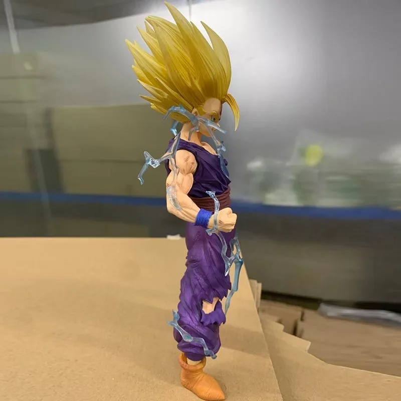 Anime Dragon Ball Z Super Saiyan Son Gohan Bataille Damagnie Ver. GK – figurine d'action en PVC DBZ, Collection de statues, modèle de jouets pour enfants, poupée