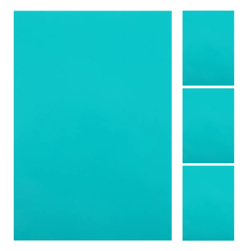 مجموعة ألواح نحت Linoleum البلاستيكية مكونة من 4 قطع لطباعة Linocut DIY مجموعة الحفر اليدوية أدوات صنع الفن #3