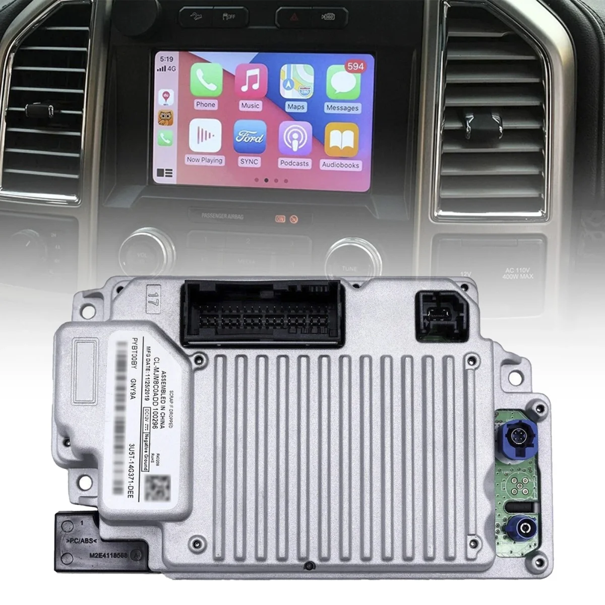 For Ford Lincoln Vin Programmed NAV HP5T14G371CAG Sync 3 APIM 3.4 Navigation Module Replacement Accessories