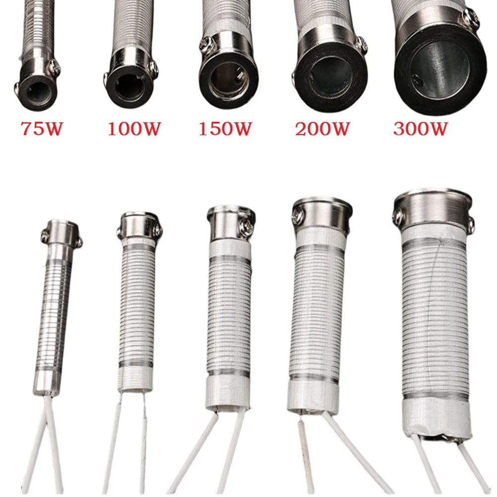 220V Soldering Iron Core 75-300W External Heating Element Ceramic Tip Replacement For Welding Repair Tools