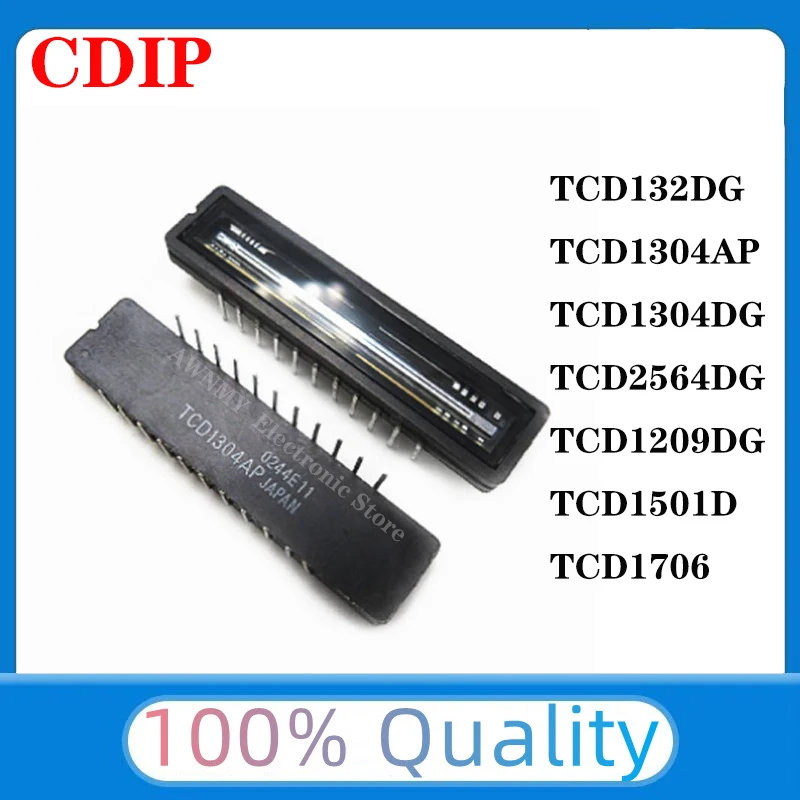 1PCS TCD2564DG TCD2564 TCD132DG TCD132 TCD1304DG TCD1304 TCD1304AP TCD1209DG TCD1209D TCD1501D TCD1706 CDIP CCD IMAGE SENSOR New