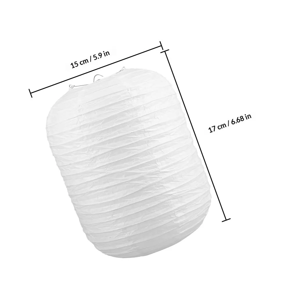 Blank Foldable Paper Pendant Lamp Shade for Ceiling Lights Wedding Party Decor Hanging Lantern Cover New Year Birthday view 4