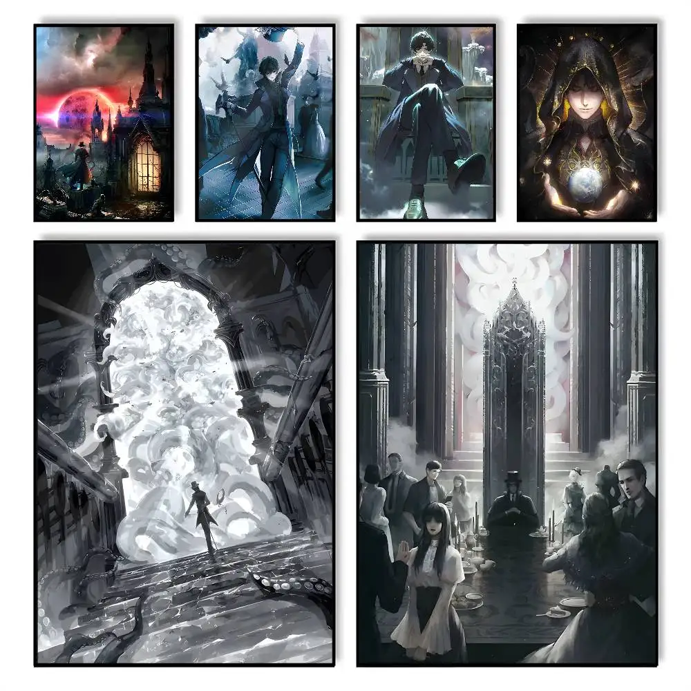 Anime L-Lord of Mysteries Poster sticky wall waterproof home