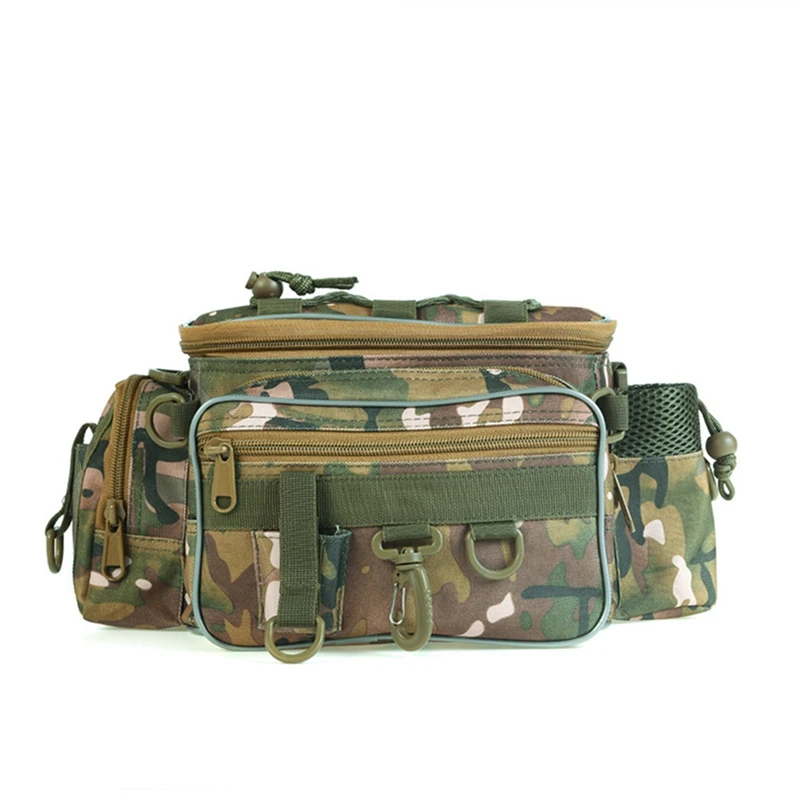 

Camouflage Crossbody Bag Outdoor Photo Fishing Tackle Bag Fishing Reel Bait Parts Bag