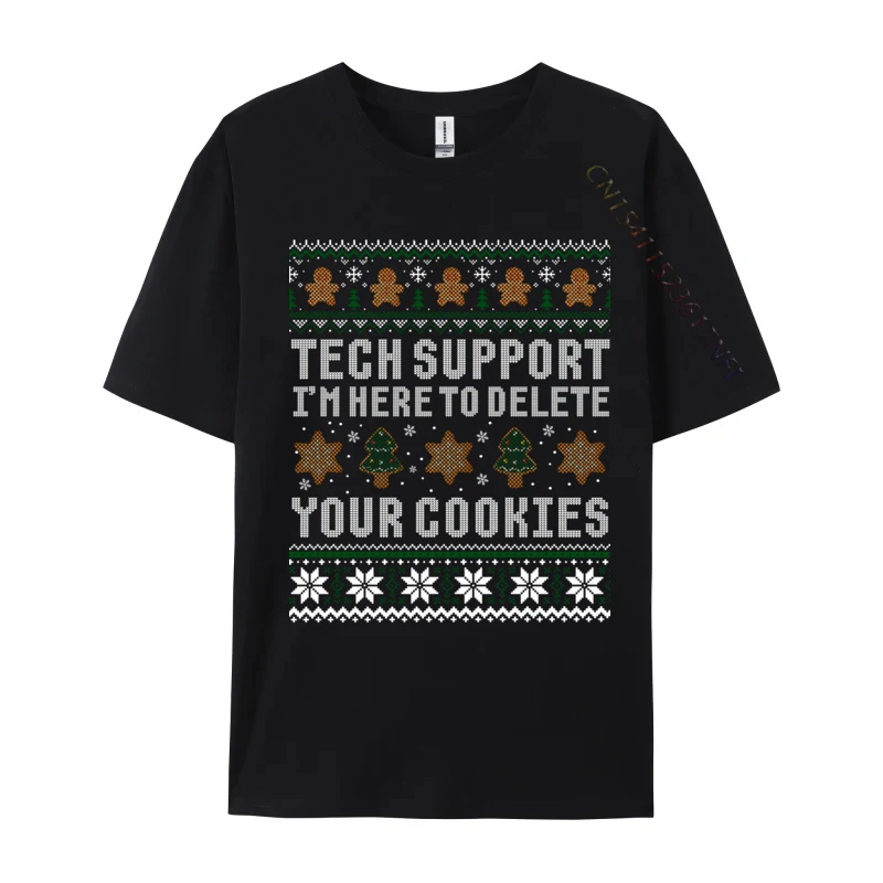 

Funny Christmas Tech Support Shirt Computer Programmer Tops T Shirt Crazy Tshirts Hot Sale Printed On Pure Cotton