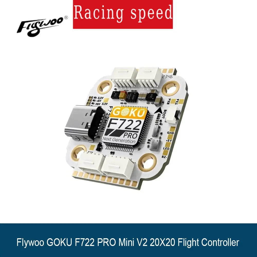 

Flywoo GOKU F722 PRO Mini V2 20X20 Контроллер полета Plug&Play O4/O4 Pro для дрона fpv