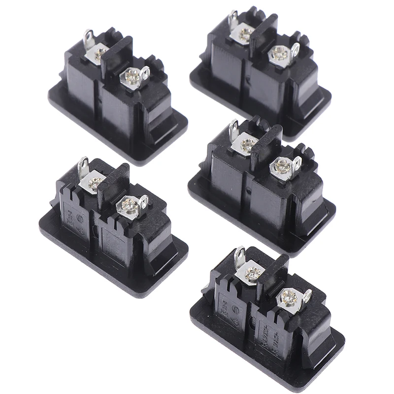 5PCS AC250V 5A 2Pin AC Power Socket Mount Female Socket