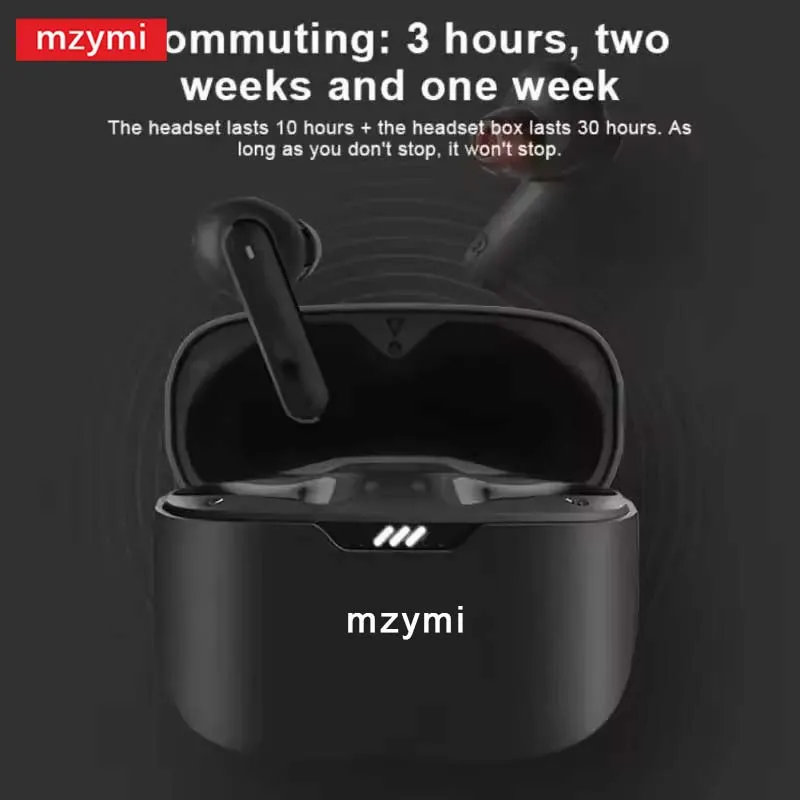 MZYMI TWS Tune 230NC سماعة رأس بخاصية البلوتوث لاسلكية داخل الأذن سماعات أذن للحد من الضوضاء سماعة رياضية مقاومة للماء ميكروفون مدمج