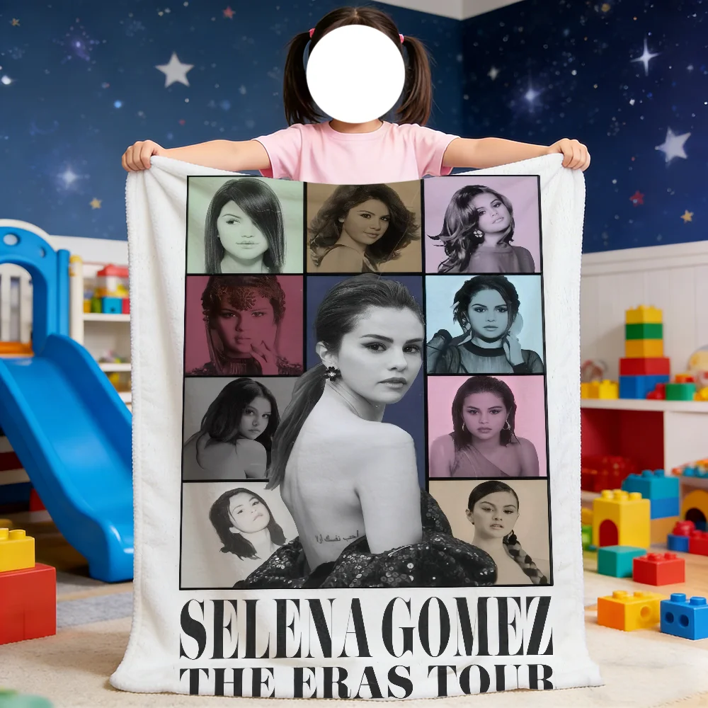 

Blanket For Soft Throw Blanket for Picnic Bed Sofa Home Selena Bedroom Cozy singer Gomez Warm Comfortable