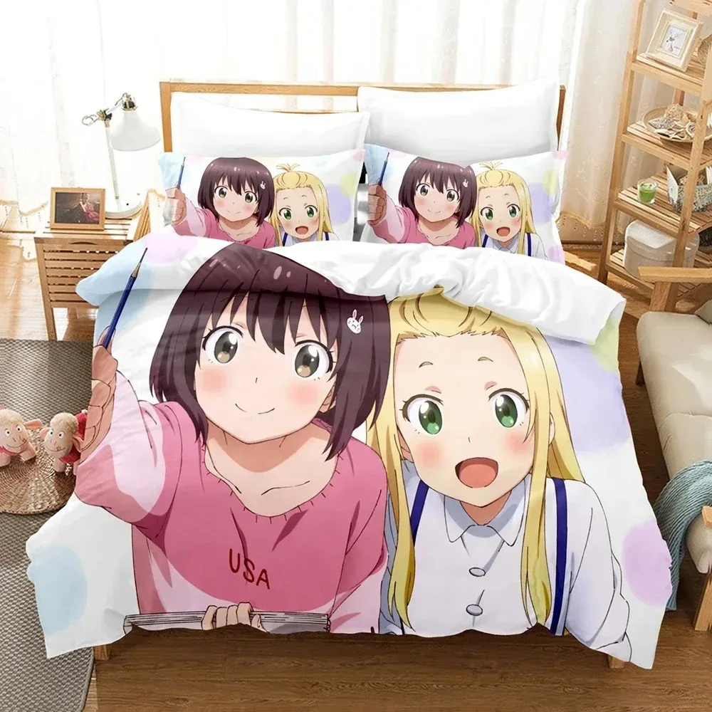 

3D Anime The This Art Club Has a Problem Bedding Sets Duvet Cover Set With Pillowcase Twin Full Queen King Bedclothes Bed Linen