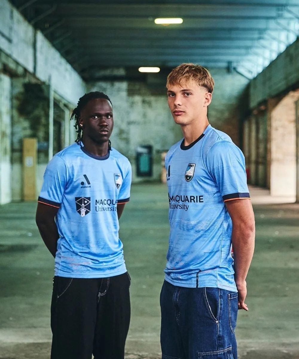 Men's Youth Soccer Shirt Sydney Style Short Sleeve Sports Uniform for Training & Matches Sportswear for Australian Fans