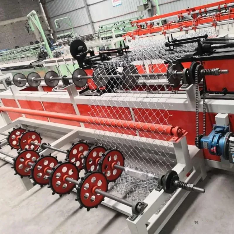 Single Wire Chain Link Fence Machine / Indian Automatic Chainlink Machine