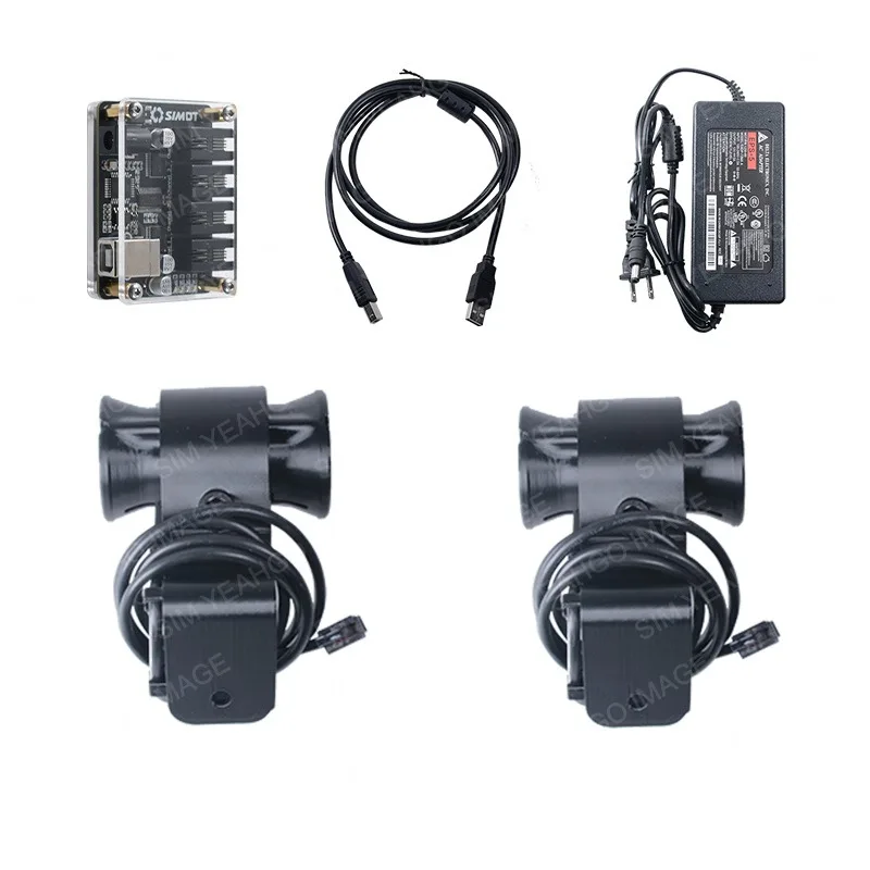 Simulatore di vibrazioni a pedale con feedback Regolazione della forza dinamica per giochi di corse per Logitech G29 Thrustmaster SIMAGIC Fanatec