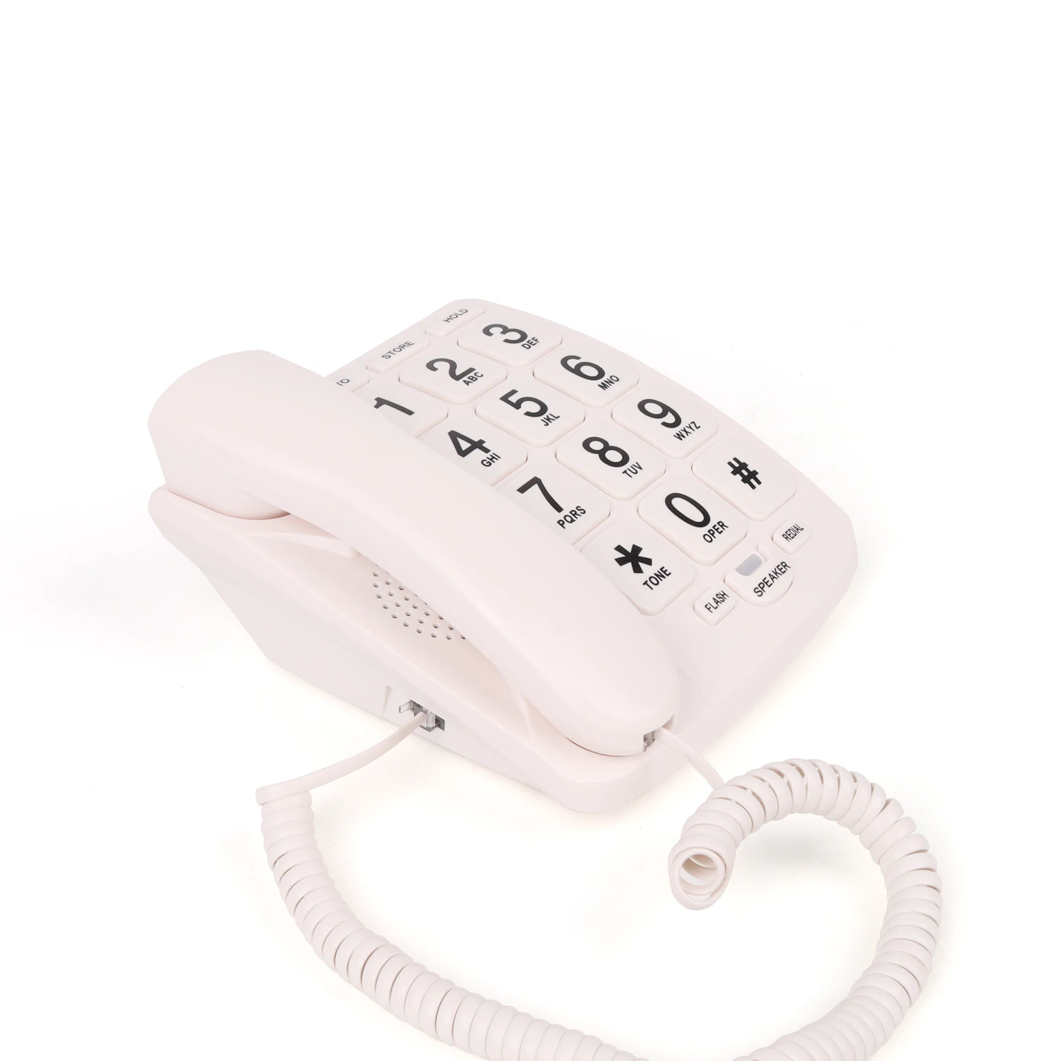 Telepon Tombol Besar untuk Lansia Telepon Rumah untuk Orang Tua Telepon Rumah Tombol Besar untuk Tunanetra