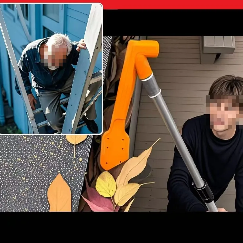 Roof ditch, gutter leaf cleaner, sink cleaning spoon, fast and portable for multi-scene use