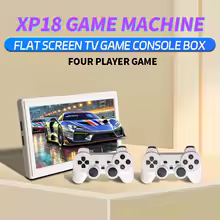 Coopreme xp18 tv console de jogos saída hd 7 ''tela retro portátil console de vídeo controlador sem fio suporta simulador 4000mah