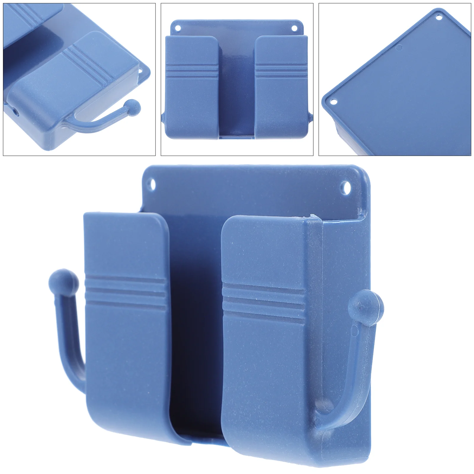 5 Pcs Remote Control Storage Box Convenient Controller Holder Bedroom Accessory Hanger Sturdy Stand Wall Hanging Plastic Shelf