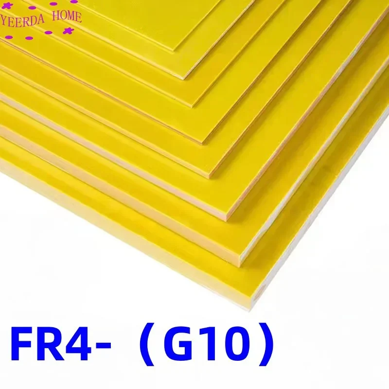 1PCS Yellow 3240 FR4 Epoxy Fiberglass Sheet, G10 Heat Shield Insulating Plate for Electrical Panels & DIY, High Strength