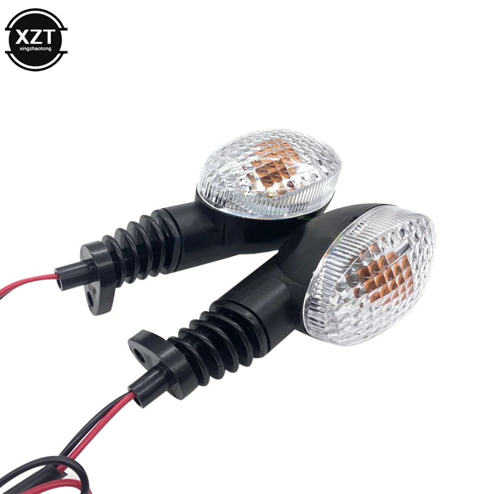 2Pcs Motorcycle Turn Signal Lamp 12V Indicatore Applicabile a Kawasaki EX250 Ninja 250R KLX250S F VN650 Signal Lamp