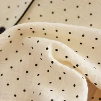 100% Cotton Gauze Women Pajamas Polka Dot Print Sleepwear 2025 Spring Female 2 Piece Set Nightwear Lady Pyjamas Loungewear - Image 6
