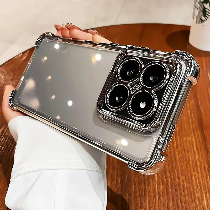 حافظة لهاتف Xiaomi Redmi 15 15C Note 15 13 Note 14 Pro Plus 13C 14C 4G 5G غطاء خلفي مطلي من السيليكون الشفاف المقاوم للصدمات #5