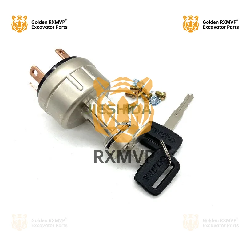 For Komatsu PC60/PC120/PC200/PC240/PC300/PC360-5-6-7-8 Start ignition switch door lock excavator accessories