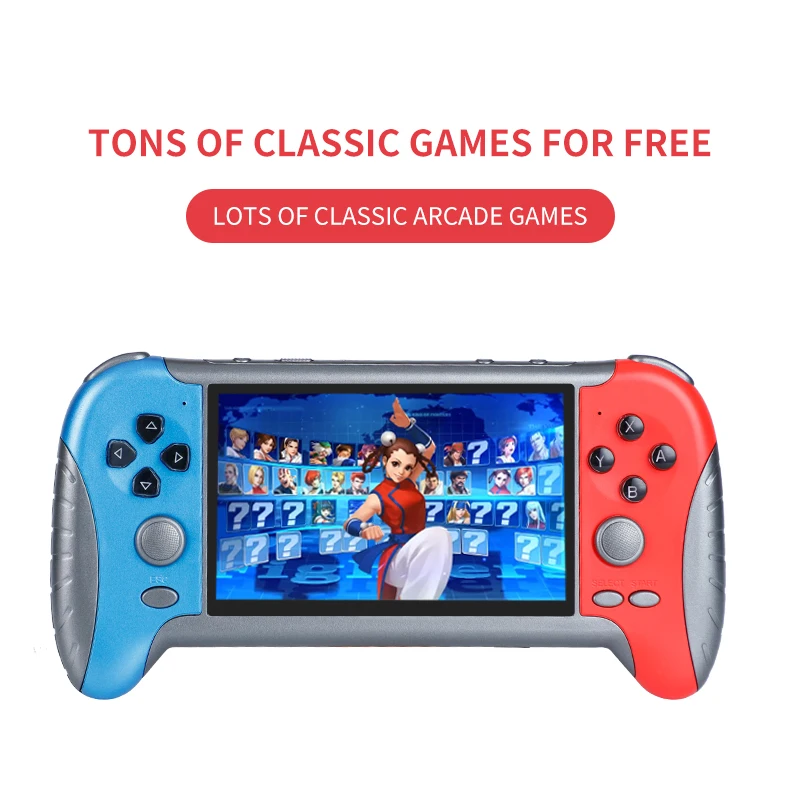 4.3 inch X80 Pro Classic Game Player Box Portable Retro Video Games Handheld Game Console For PSP Games Built in 10000 Gamess