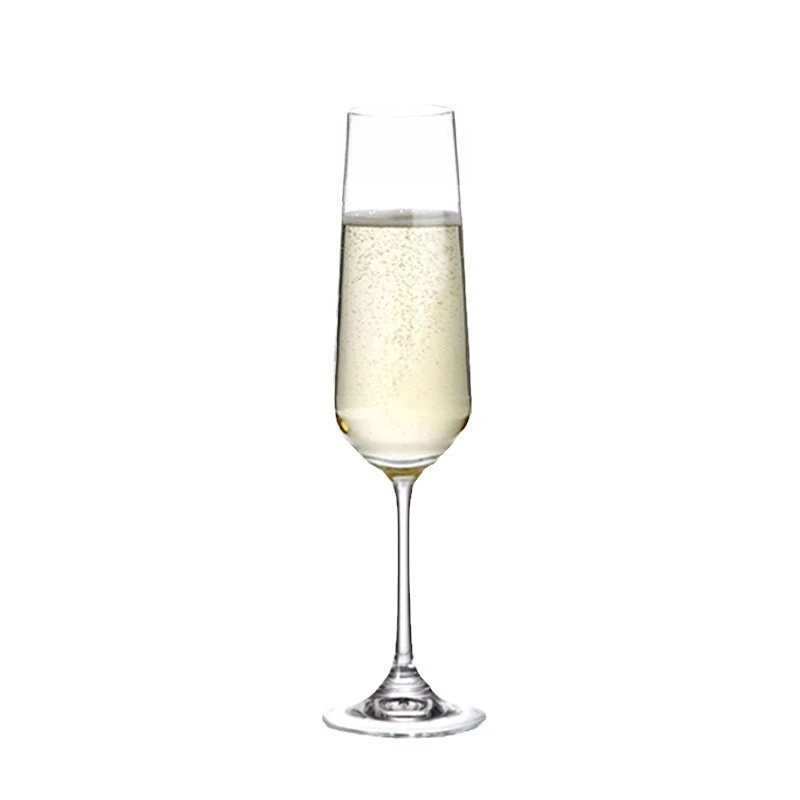 Crystal glass flute champagne glass, hotel household goblet sparkling wine glass sweet wine glass