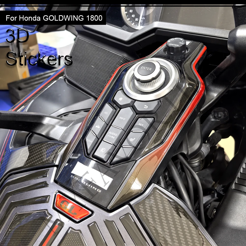 For Honda Goldwing Gold wing GL1800 LG F6B 2022-2025 Tour Fairing Fender Tank Pad Gas Fuel Oil Protector Stickers Decals