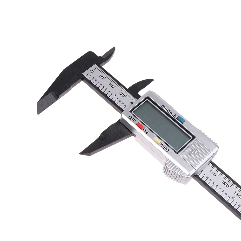 Imagem -04 - Micrômetro Ferramenta de Medição Régua Digital 150 mm Eletrônico Digital Caliper Fibra Carbono Dial Vernier Caliper Calibre