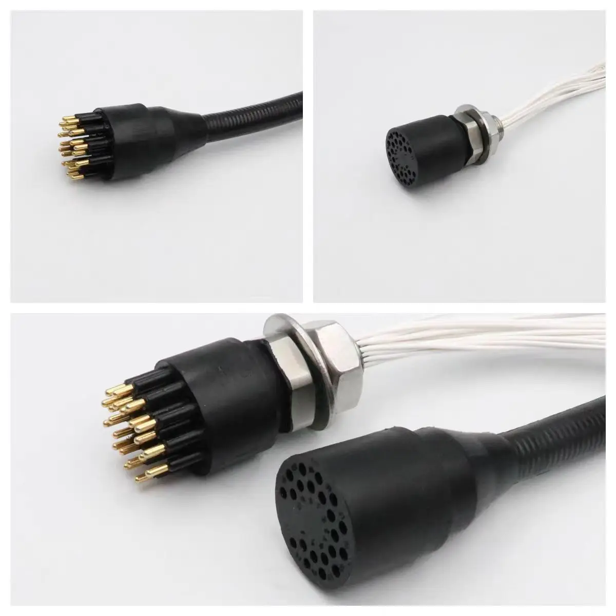 Ocean Lifting Sail Miniature 21-core Watertight Connector, Watertight Connector, Underwater Connector