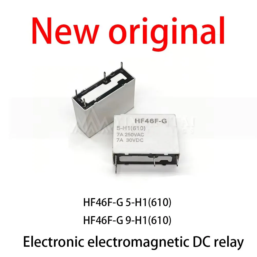 10 Pcs/Lot New original HF46F-G 5-H1(610) HF46F-G 9-H1(610) Electronic electromagnetic DC relay