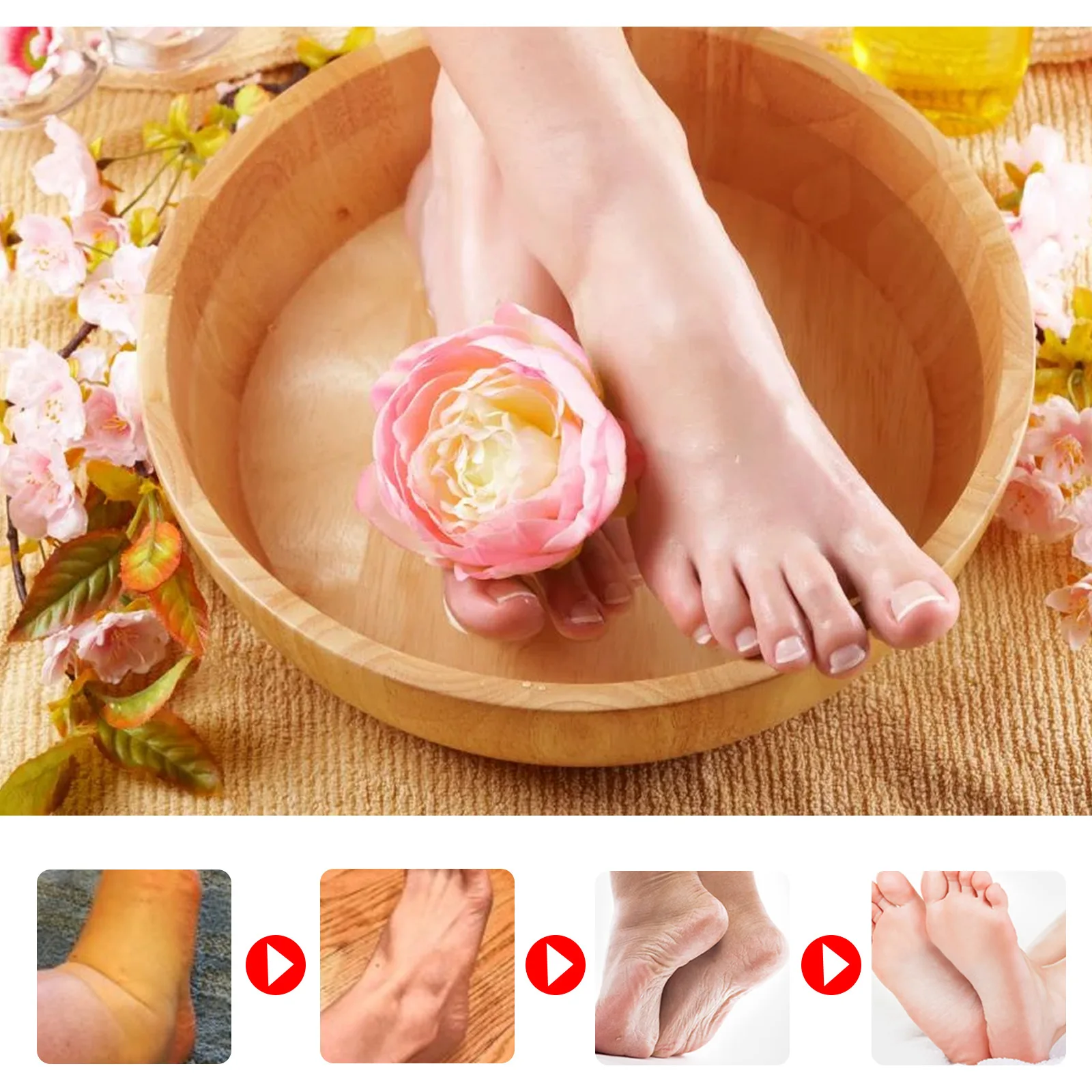 Ginger Foot Bath Bag Relax Body ﻿Detox Relieve Leg Swelling Fatigue Promote Blood Circulation Help Sleeping Cleansing Feet Soak