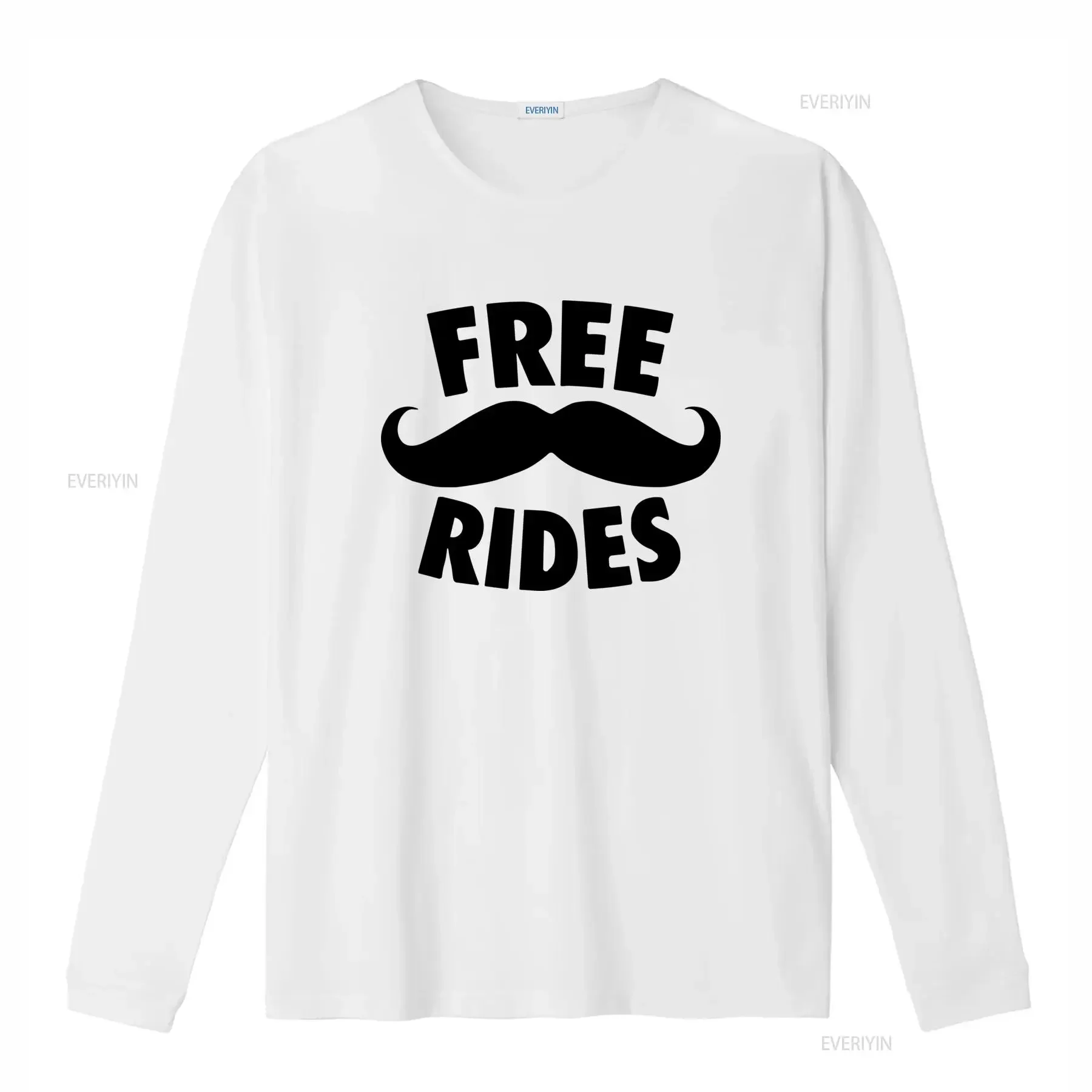 Free Mustache Rides T Shirt Moustache College with Sex Oral Humor Awesome Funny Design vintage Washed Casual Stretched graphic