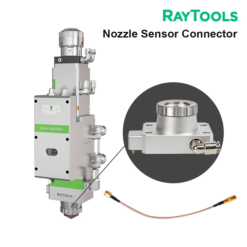 Raytools Laser Nozzle Sensor TRA Connector Capacitance Sensor for BM109 BM110 BT240 BM06K for Raytools Fiber Laser Cutting Head