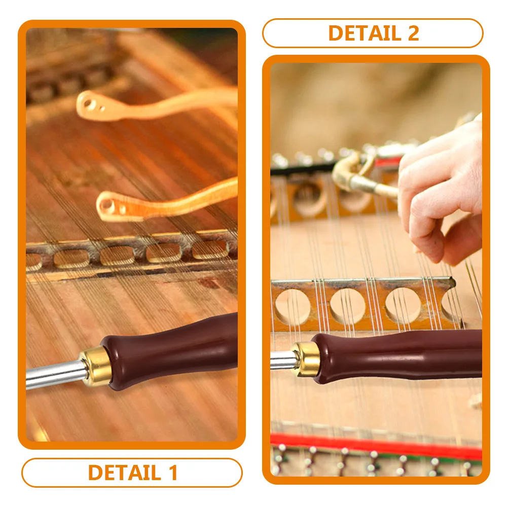 

2pcs Dulcimer Tuning Wrench Zither Key Spanner Tool for Precise Adjustment Musicians Essential Lightweight Compact Size Easy to