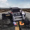 12 V/24 V 電動ウインチ 3000LB オフロードヘビーデューティ車トレーラー ATV リモコン 8 メートルスチールケーブル電動ウインチキット 1360 3