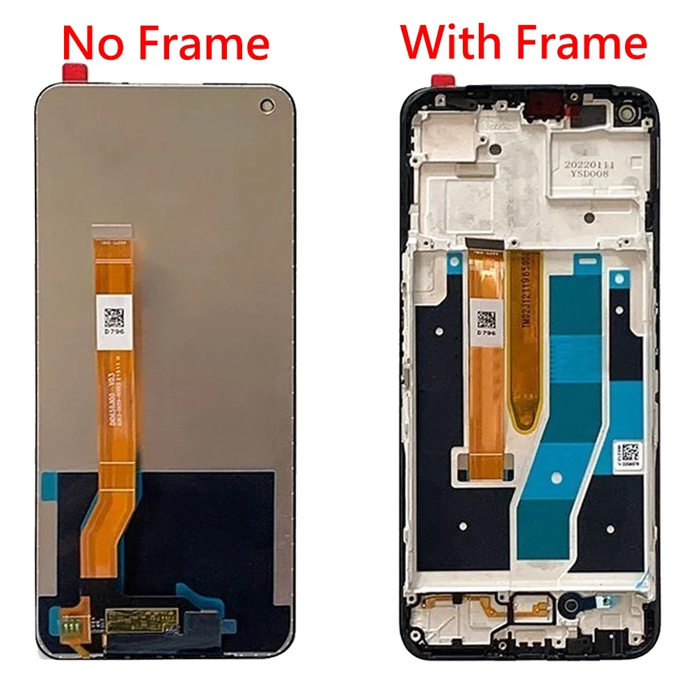 For OnePlus Nord CE 2 Lite 5G Display Touch Screen With Frame Replacement For 1+ Nord CE 2 Lite 5G CPH2381 CPH2409 LCD