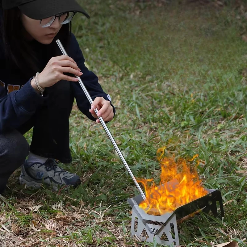 Camping Cooking Youtube - Tubo Soplador de Fuego para Acampar