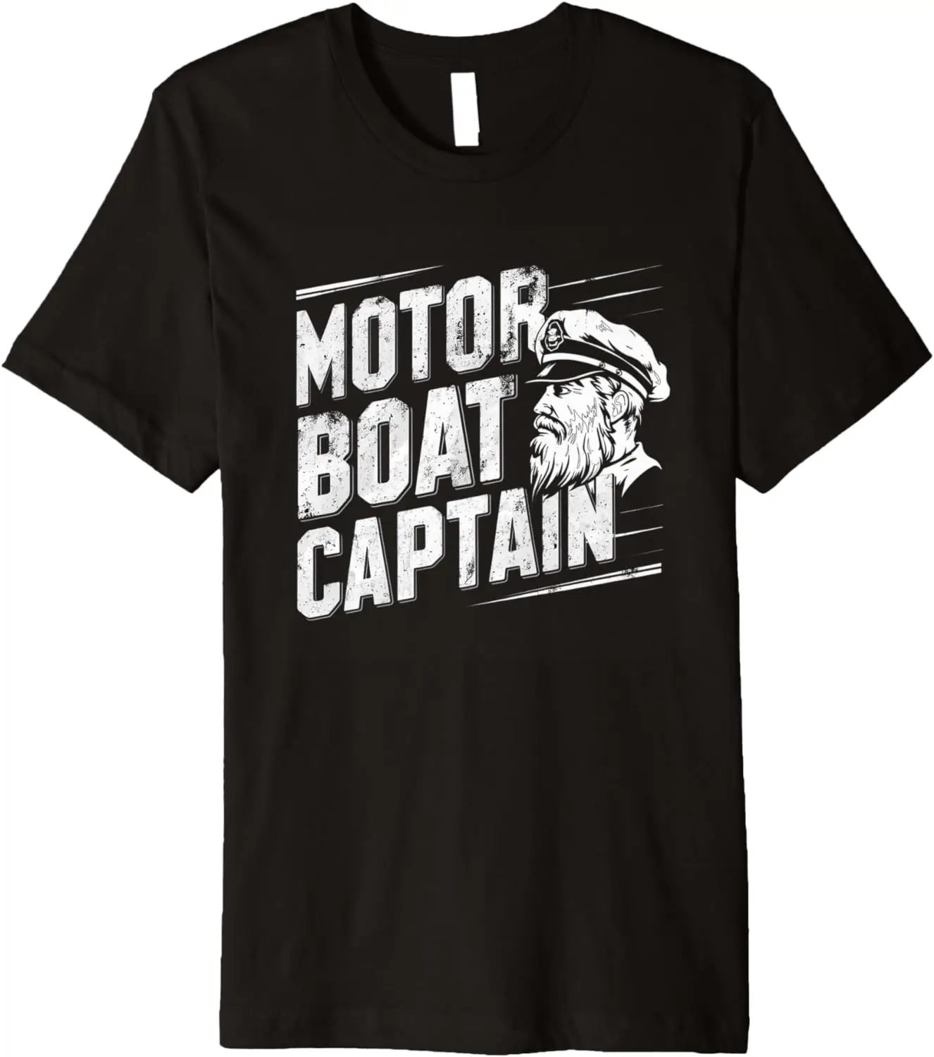 

Funny Boat Captain Design for Men Women Boating Boat Captain Premium T-Shirt