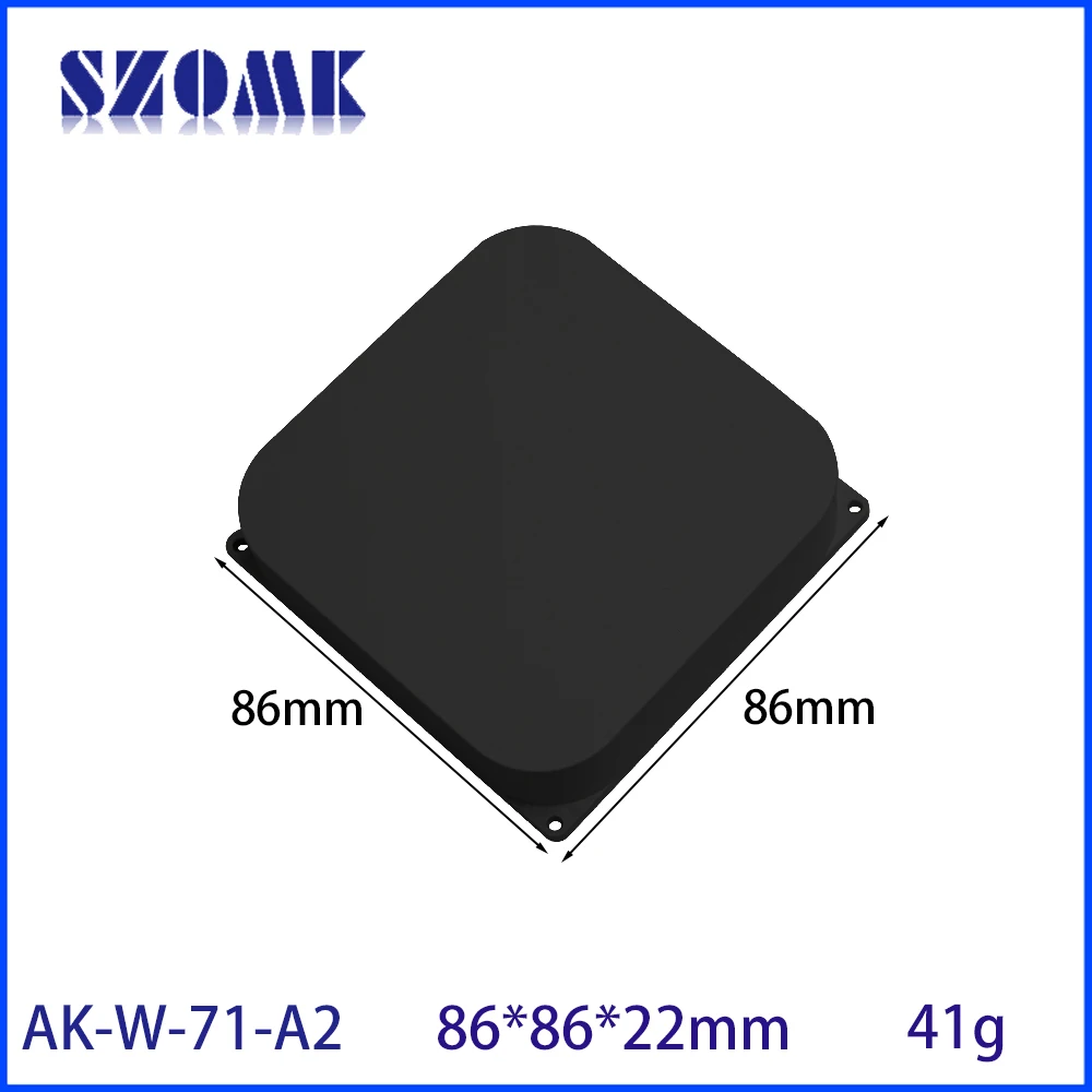 86*86*22mm Wall Mounted Plastic Enclosure Plastic Box Enclosures Plastic Enclosure For Pcb Mounting