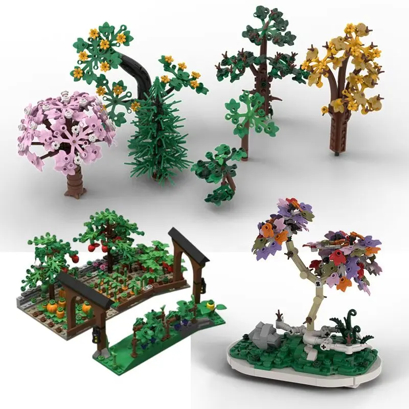 

MOC-102188 ивовое дерево 149459, болотное дерево, ботанический сад, сборка мелких частиц, строительный блок, сцена, модель «сделай сам», игрушка в подарок